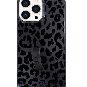 Loopy Case Black Leopard iPhone 13 Pro Max & 12 Pro Max Phone Case
